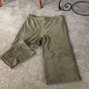 BP wide leg corduroy crop pants